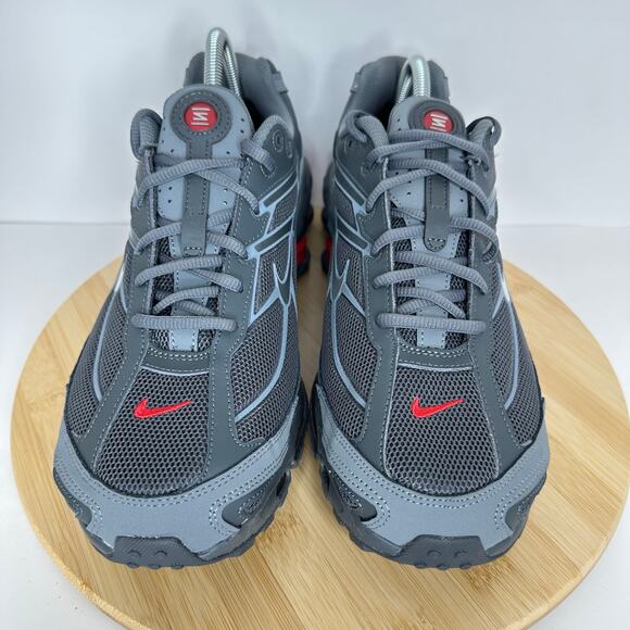 Nike Mens Shox Ride 2 Smoke Grey Red Sneaker Shoes Mesh Leather IM5999 Size 11.5 main image 5